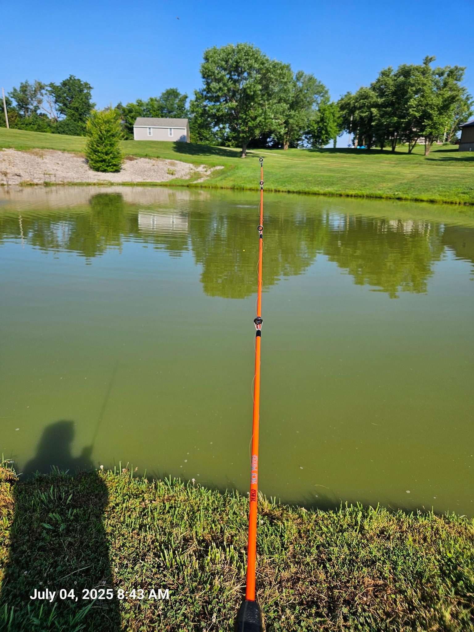 There's something about a quiet morning after the noise that
Calmes the nerves...
Refreshes the soul...
Makes the heart sing...

I grew up fishing with my dad until he got tired of me outfishing him 😊. (Not really)
Life just took other turns and we started doing different things. 

I still love fishing even when I don't catch anything because it's really all about the quietness that does all the things to put life in perspective and restore hope. 

What helps you find your peace?