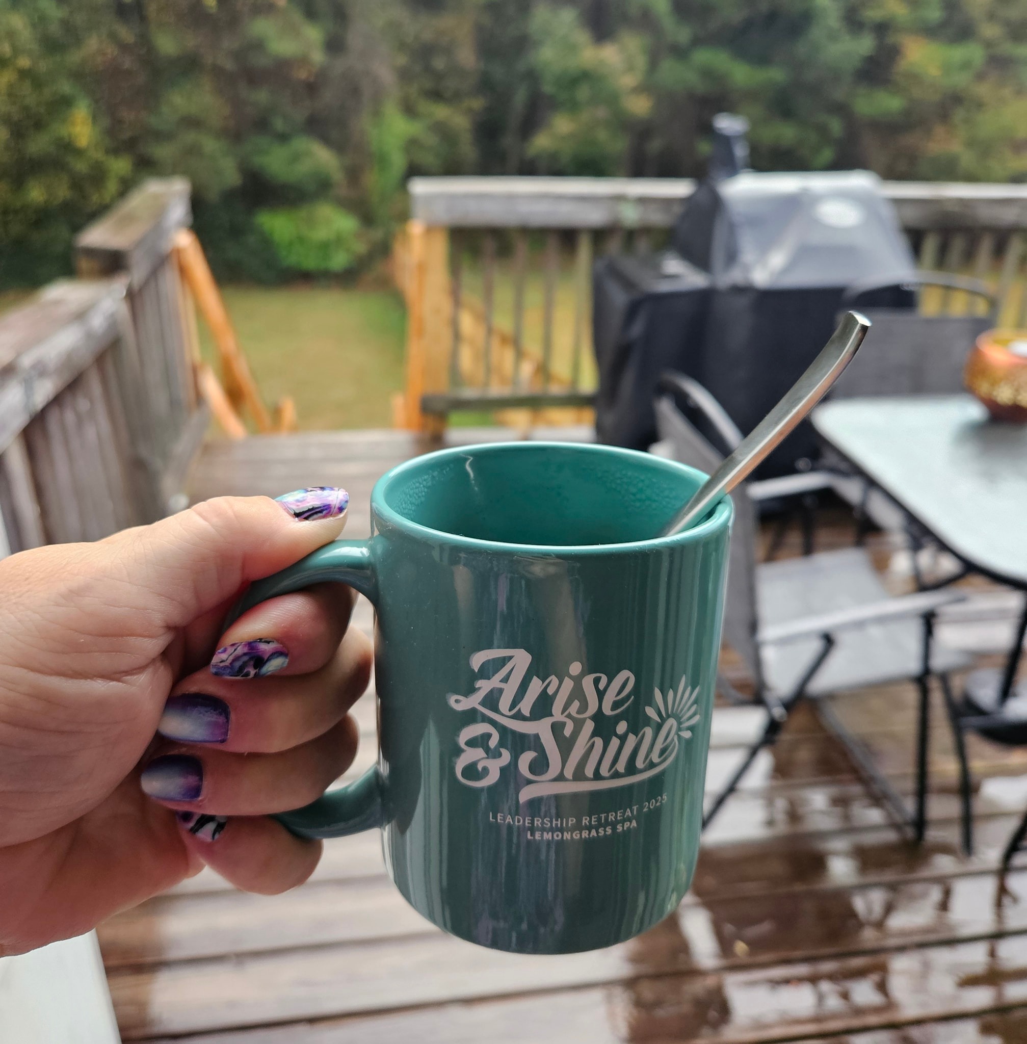 Happy Sunday!
We have rain! Finally! We have been in a drought state for a bit. We so need this. 

It's going to be a quiet day. Lunch with the kids and some football. What will you do to keep it simple today?
#BeBlessed